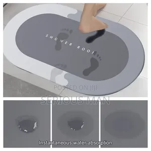 Bath Mat Anti Skid Quick Drying Bathroom