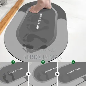 Bath Mat Anti Skid Quick Drying Bathroom