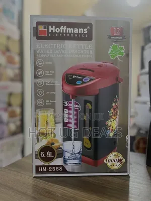 Hoffmans HM-2568 Electric Pot Kettle | 6.8L, Hot Water Dispenser