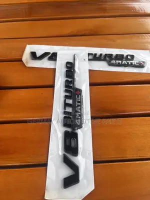 Mercedes Emblem Logo V8 Biturbo Sticker