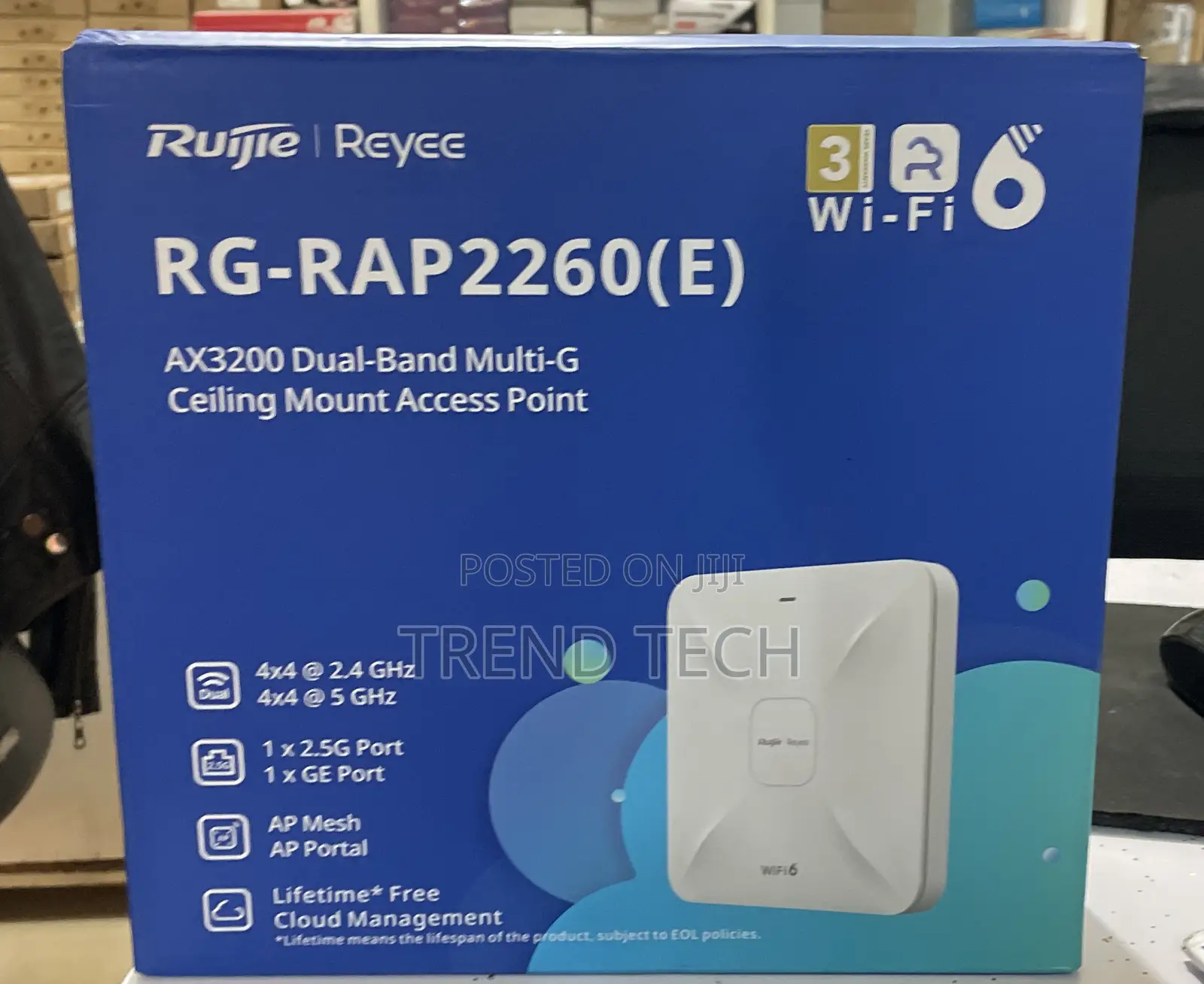 Ruijie Ax3200 Dual-Band Multi-G Ceiling Mount Access Point
