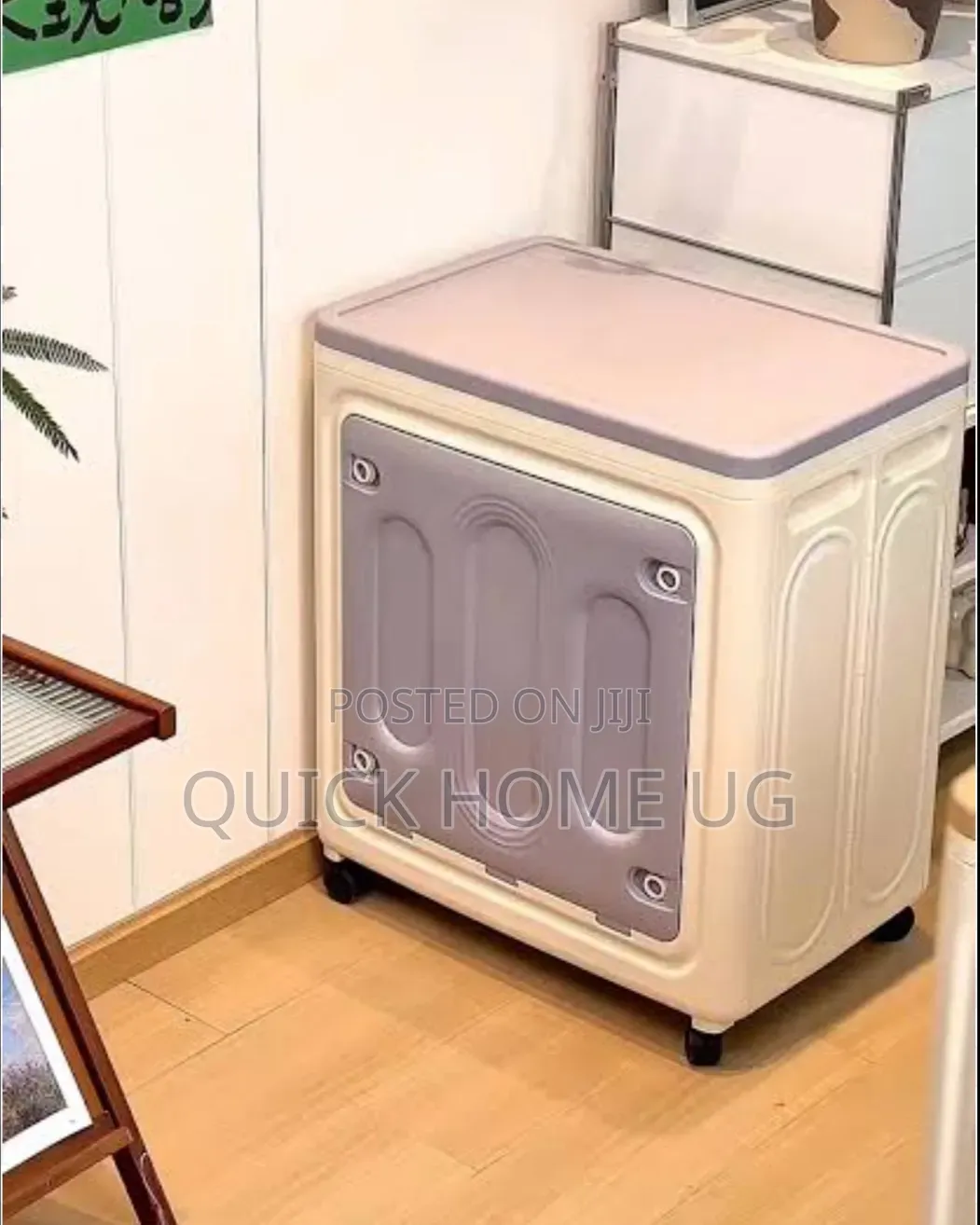 120L Foldable Storage Box Organizer With Wheels