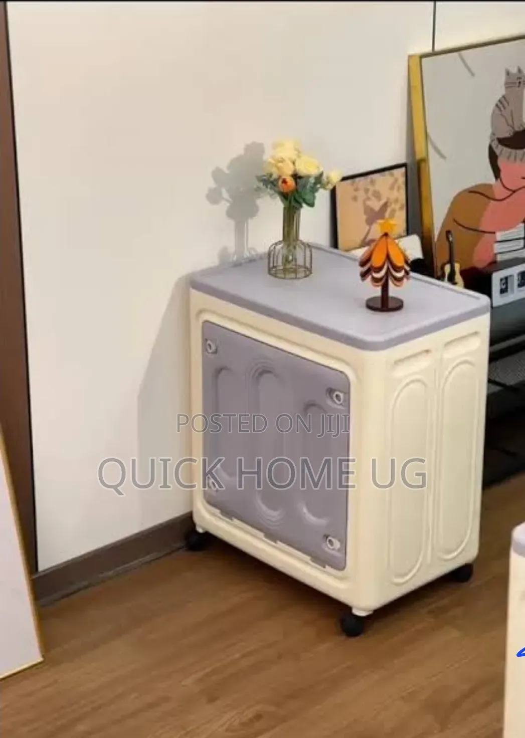 120L Foldable Storage Box Organizer With Wheels