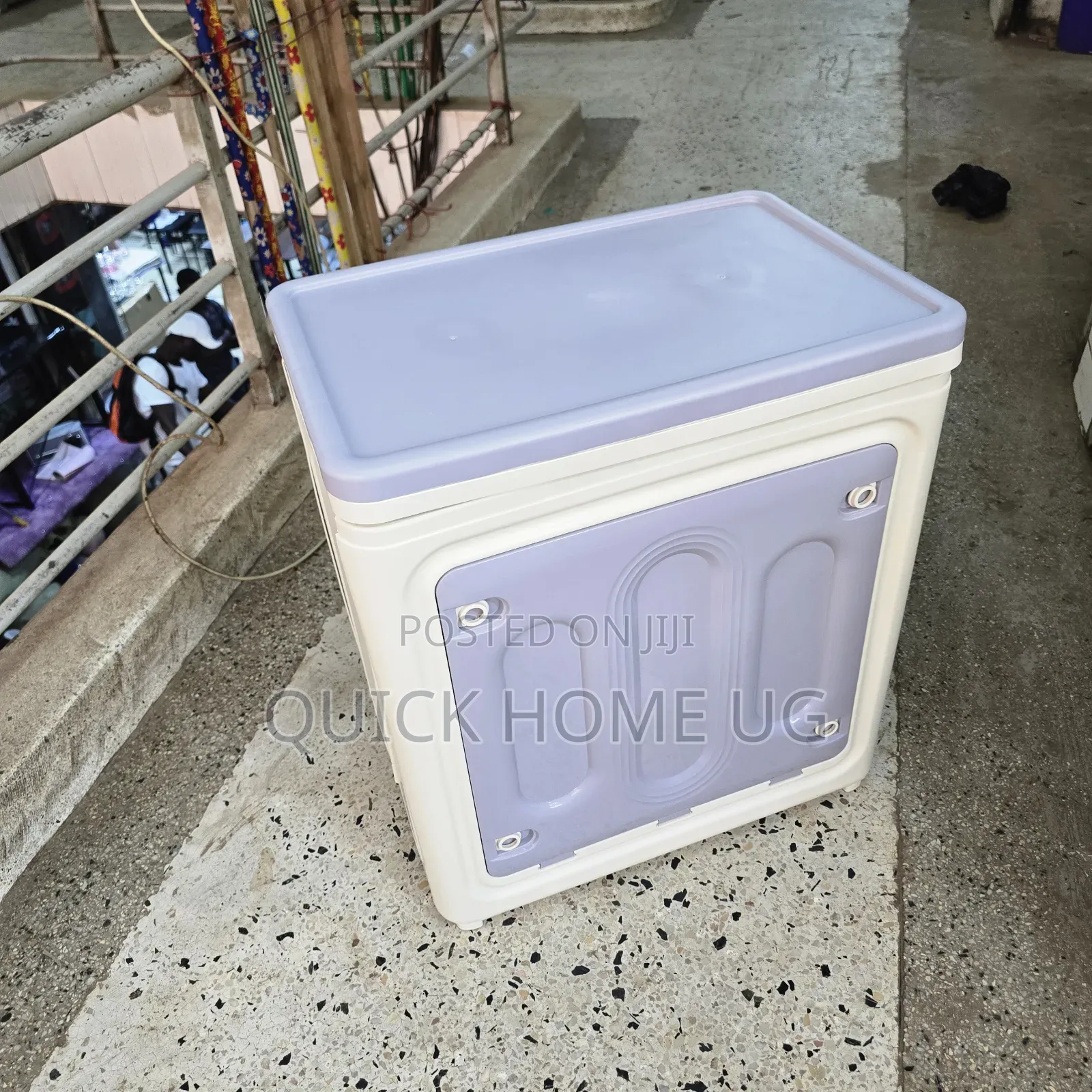 120L Foldable Storage Box Organizer With Wheels
