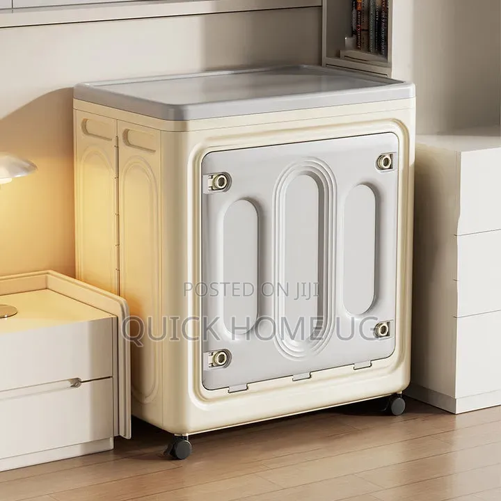 120L Foldable Storage Box Organizer With Wheels