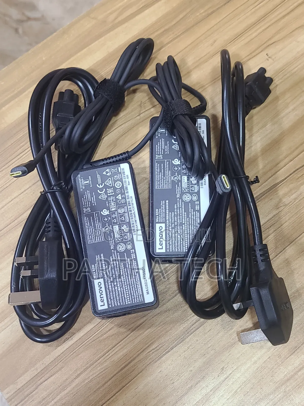 Lenovo Laptop Chargers Type-C 65W. Complete. Adapter +Power Cable