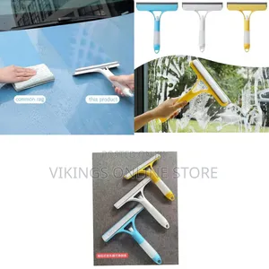 1 Piece of Double Sided Water Spray Squeegee 3 in 1 Window Cleaning