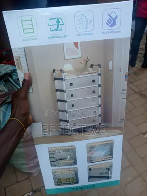 Multi-Layer Flip-Door Storage Rack