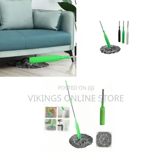 2 in 1 Dehydrated Mop With Bamboo Fiber Head , Self-Wringing Twist Mop