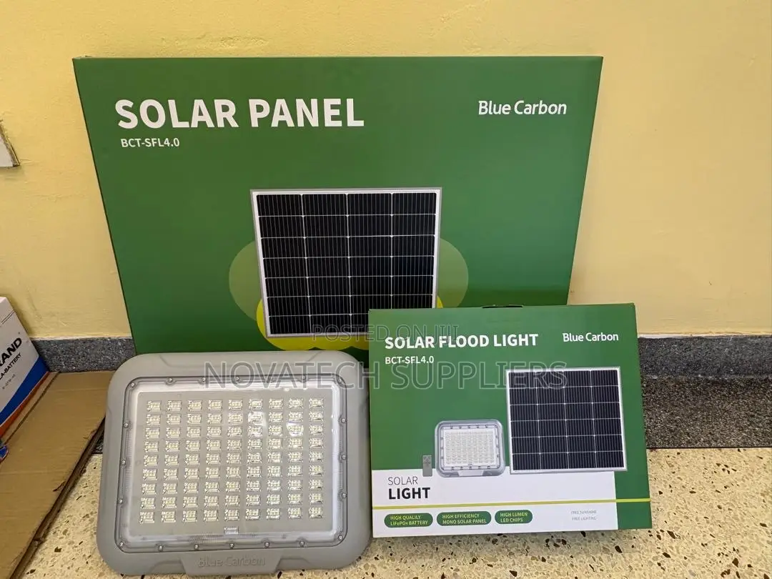 Blue Carbon 500W Solar Flood Light High Efficiency Mono Solar Panel