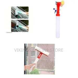 3 in 1 Big Size Glass Wiper With Spray Mop Scratching Brushing