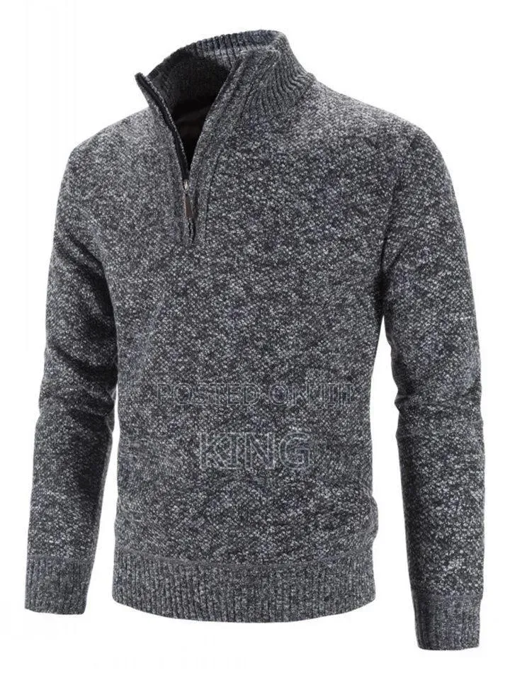 Office Wear Quarter Zip Sweater
