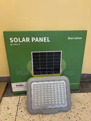 Blue Carbon 500W Outdoor Solar Security Flood Light | High-Lumen LEDs