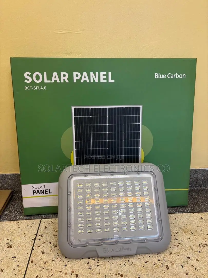 Blue Carbon 500W Solar Flood Light With Mono Crystalline Panel