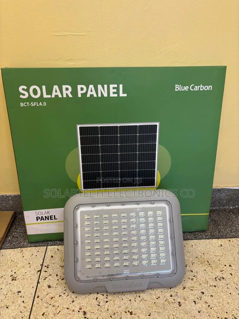 Blue Carbon 500W Solar Flood Light With Mono Crystalline Panel