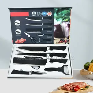 6-Piece Kitchen Knife and Utensil Set.