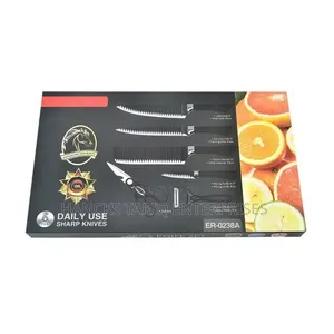 6-Piece Kitchen Knife and Utensil Set.