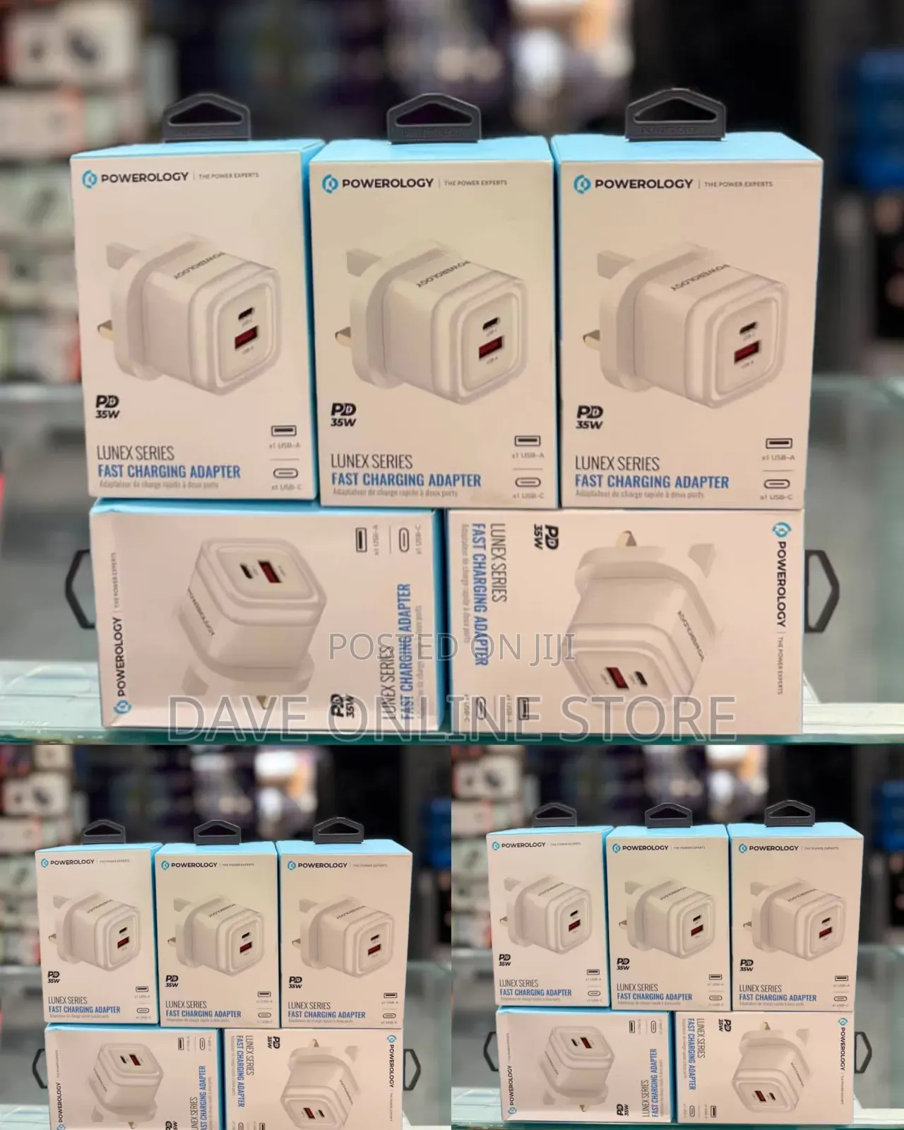 Powerology Lunex Series Fast Charging Adapter