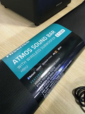 HS512 Hisense 5.1.2 Atmos Wireless Soundbar and Sub Woofer at Discount