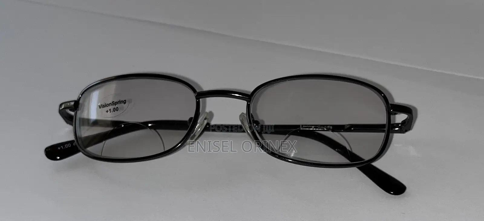 Black Metal Readers ( Reading Glasses) +2.00, +2.50 Magnification