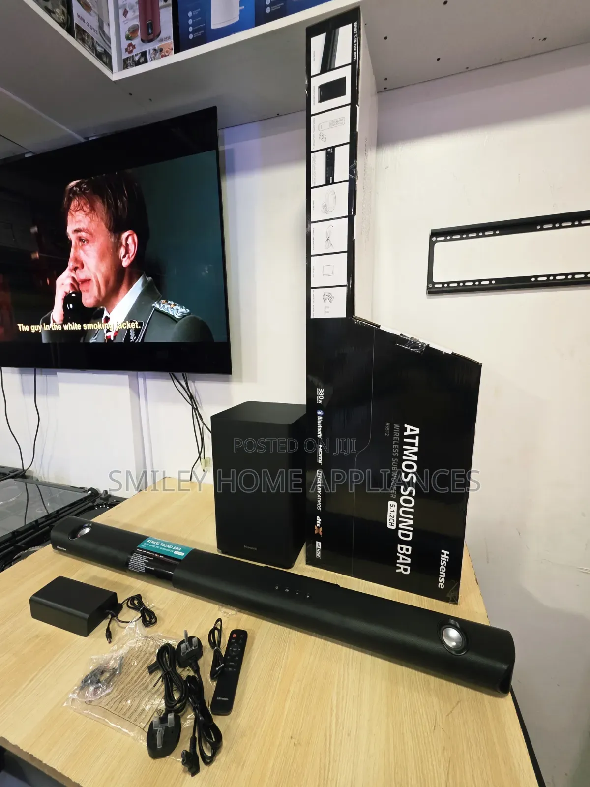 Brand New HS512 Hisense 380 Watts 5.1.2 Channel Wireless Soundbar