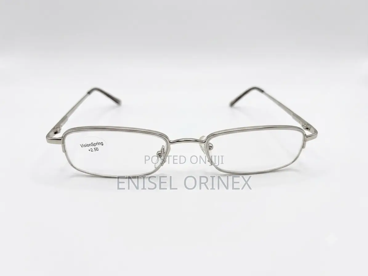 Silver Metal Reader (Reading Glasses) +2.50 Magnification