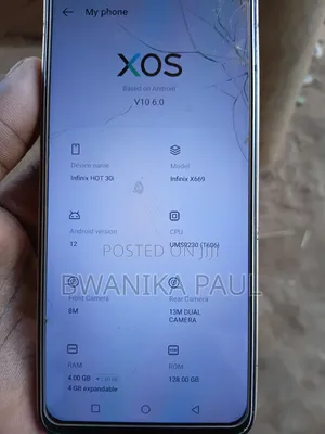 Infinix Hot 30i 128 GB Orange