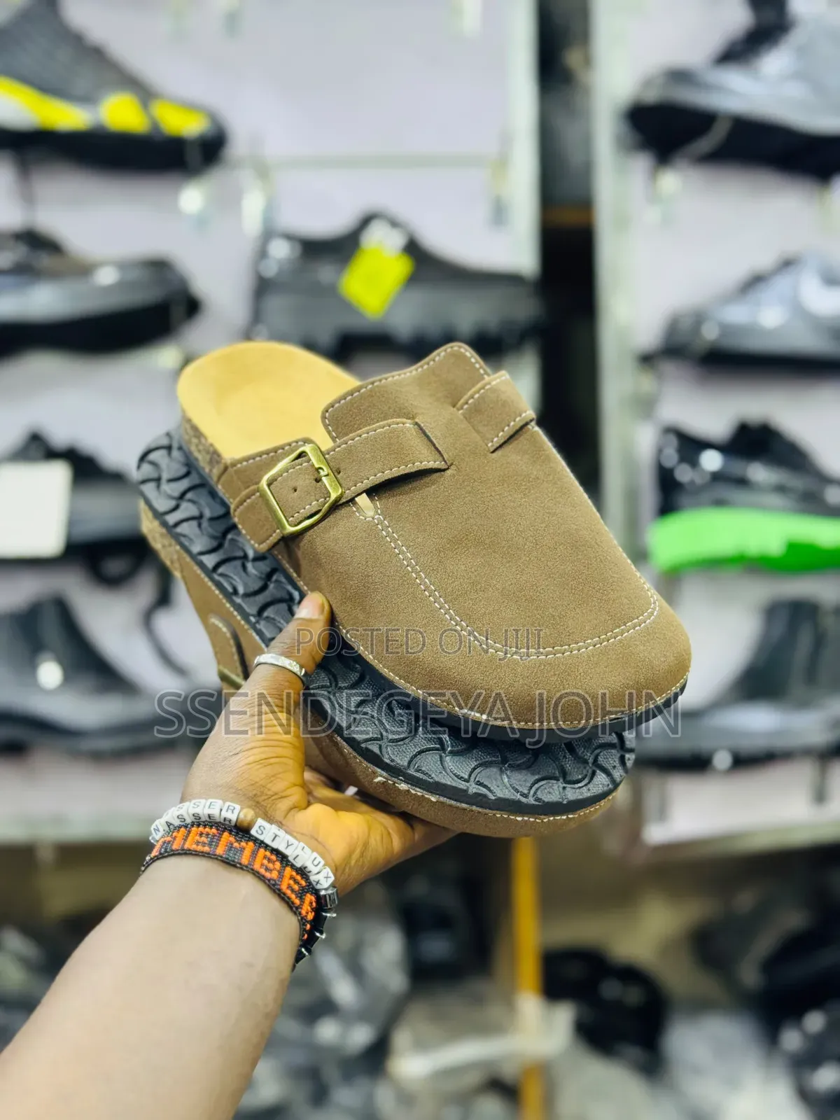 Suede Clogs Sandals