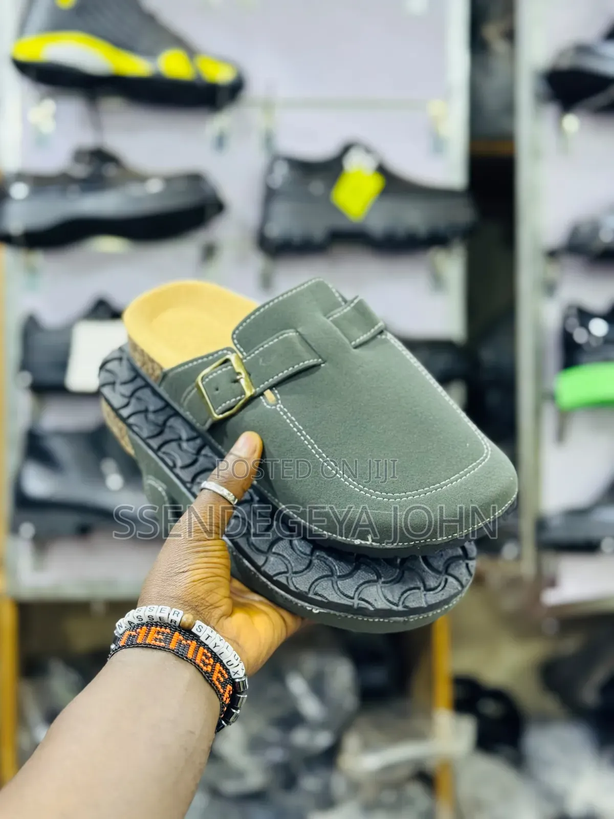 Suede Clogs Sandals