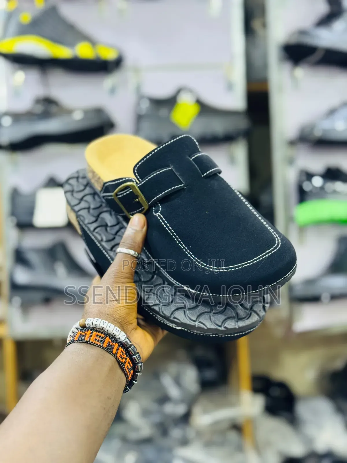 Suede Clogs Sandals