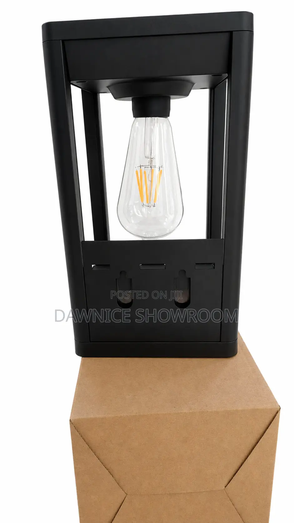 Dawnice Solar Motion Sensor Square Lamp - Post Light