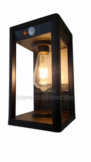Dawnice Solar Motion Sensor Square Lamp - Post Light