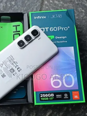 New Infinix Hot 60 Pro+ 256 GB Silver