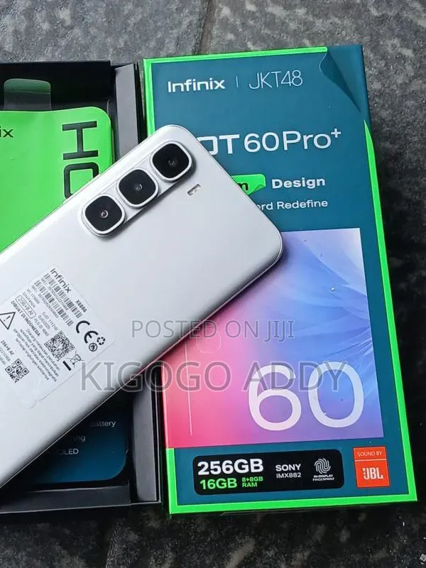 New Infinix Hot 60 Pro+ 256 GB Silver