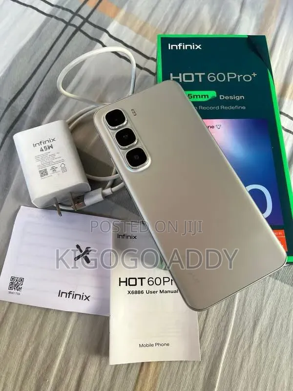 New Infinix Hot 60 Pro+ 256 GB Silver