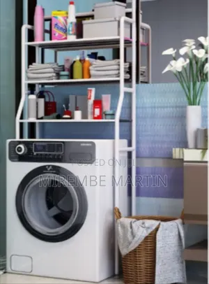 3 Tier Metalic Washing Machine Rack