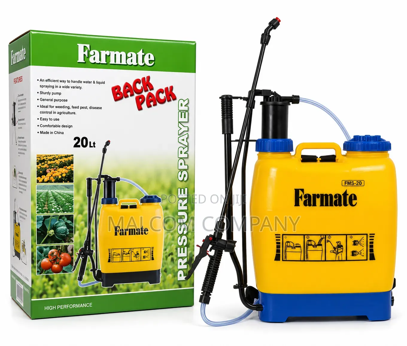 Knapsack Sprayer Farmate 20ltr.