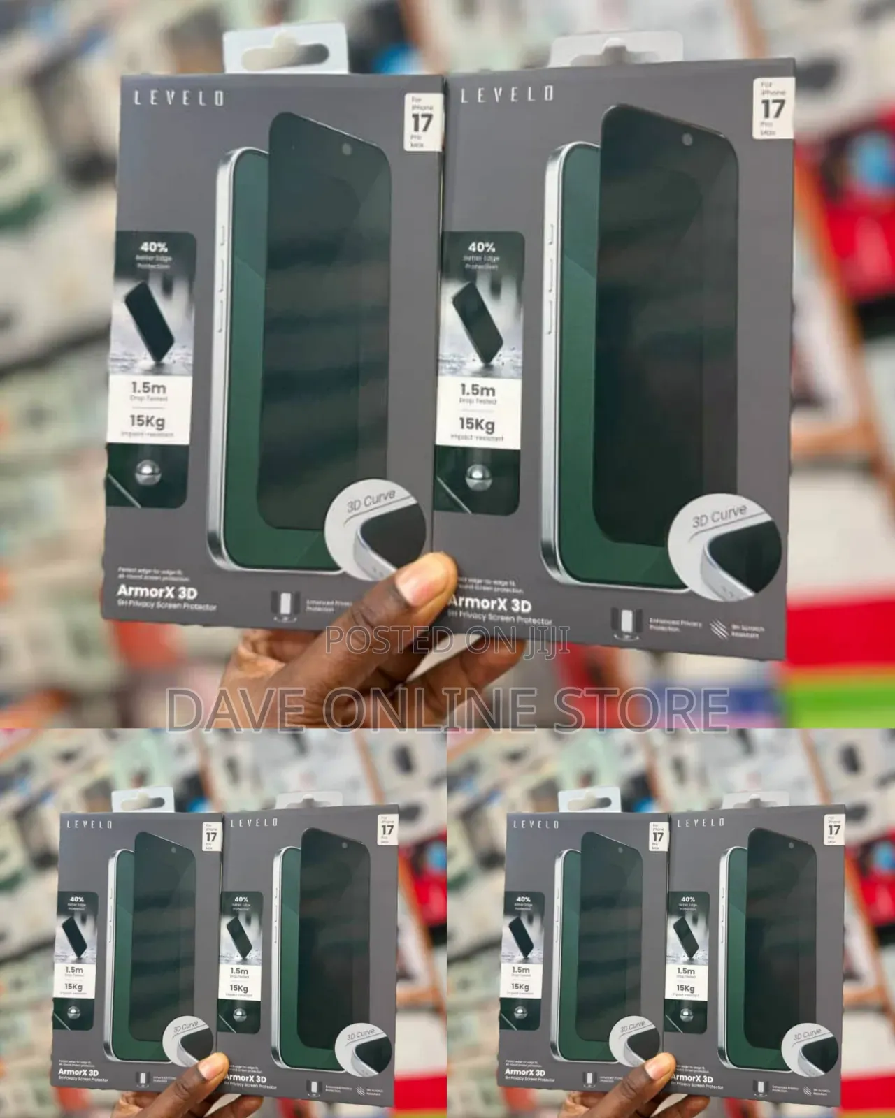 Levelo ArmorX 3D Privacy Screen Protector