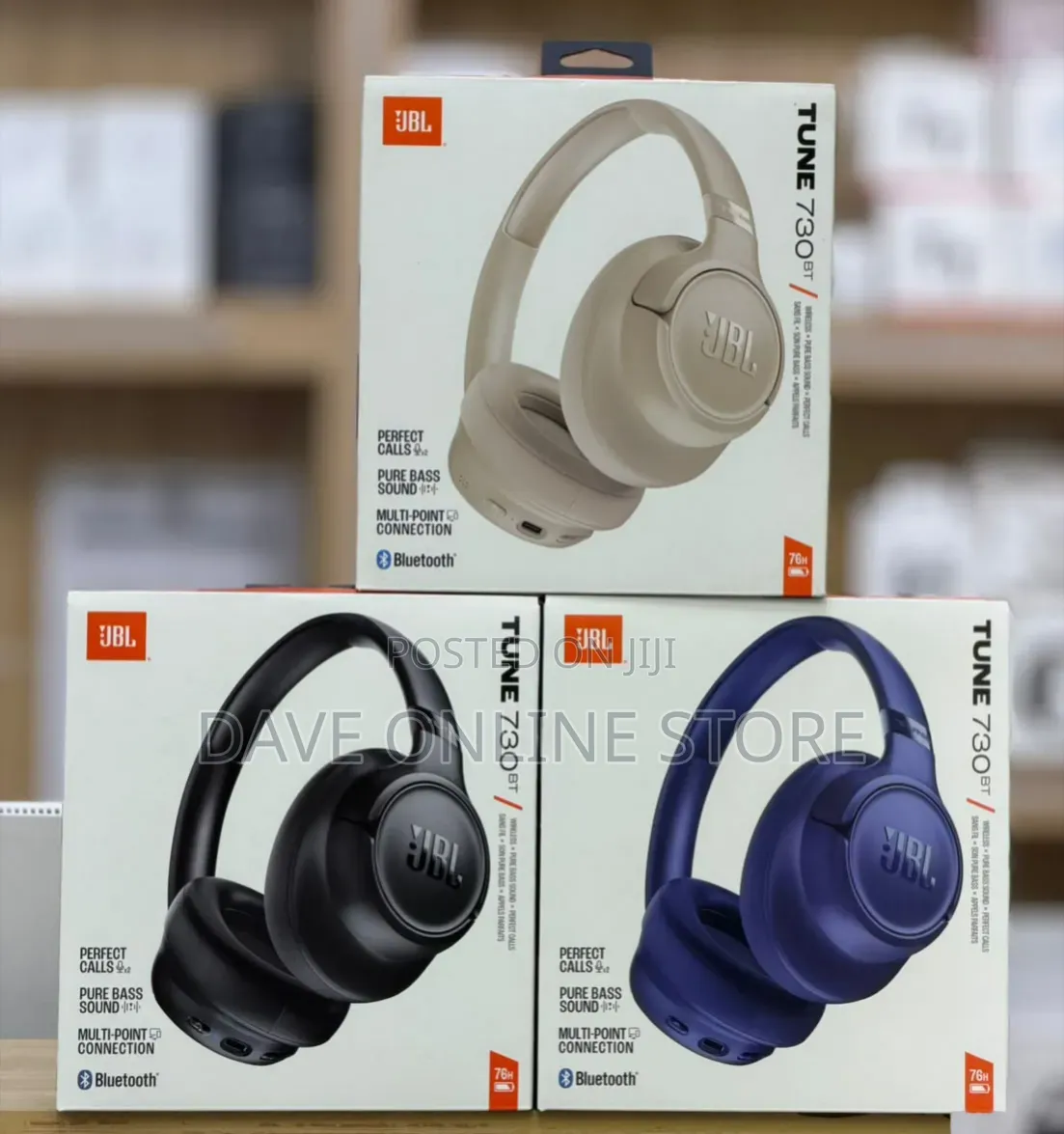 JBL Tune 730 BT Wireless Over-Ear Headphones