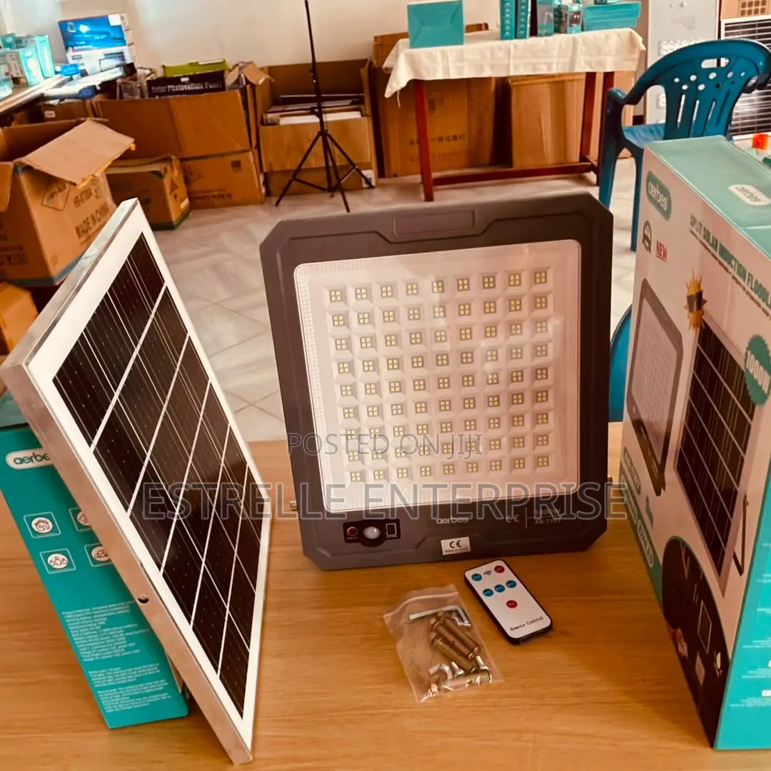 1000W Heavy Duty Split Solar Floodlight With Sensor