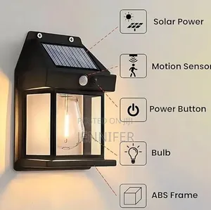 Motion Sensor Solar Wall Lights
