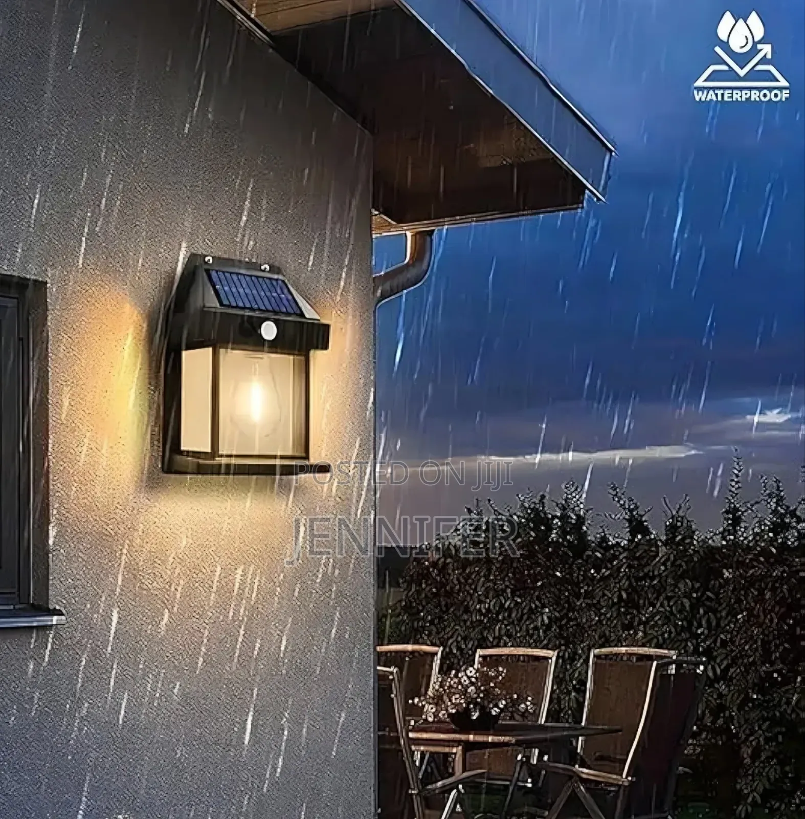 Motion Sensor Solar Wall Lights