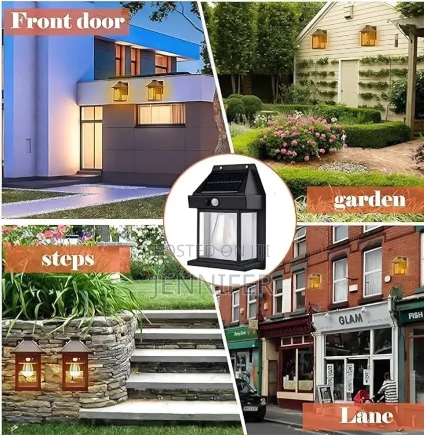 Motion Sensor Solar Wall Lights