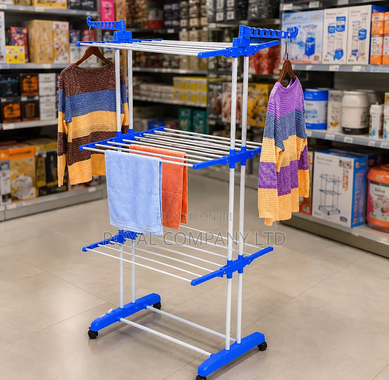 3layer Foldable Drying Cloth Rack