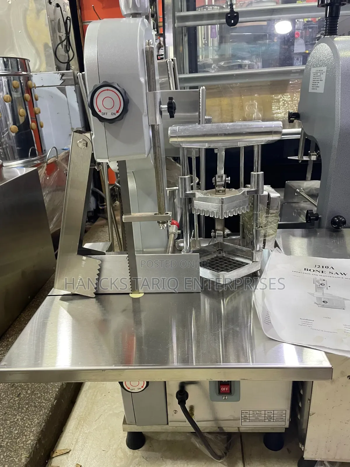 Commercial Electric Bone Saw Meat Cutting Machine