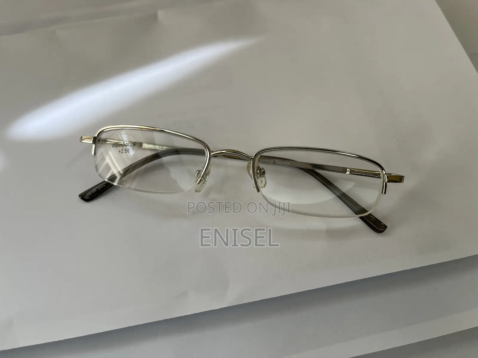 Silver Metal Readers (Reading Glasses) +3.00 Magnification