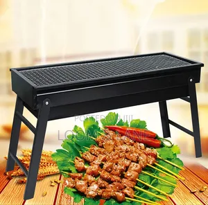 Portable Folding Stainless steelCharcoal Barbecue Grill