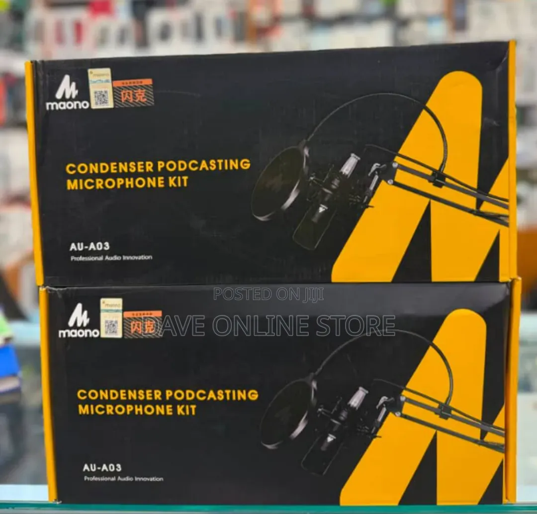 Maono AU-A03 Condenser Microphone Kit Podcast Mic