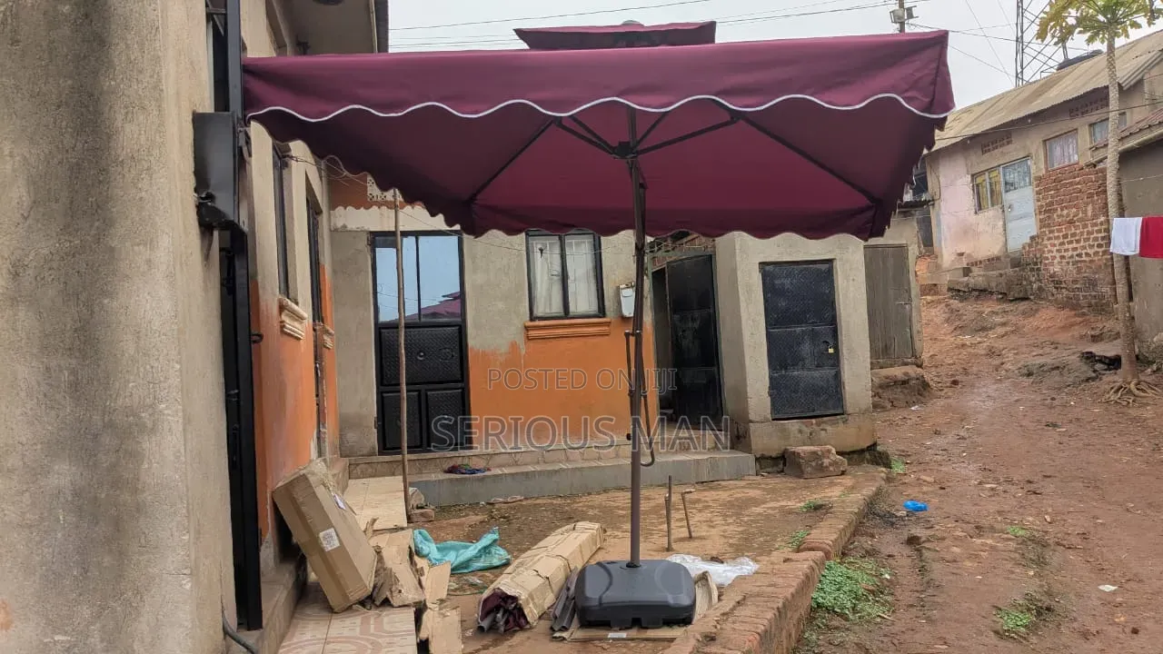 Maroon Cantilever Patio Offset Umbrella