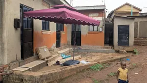 Maroon Cantilever Patio Offset Umbrella